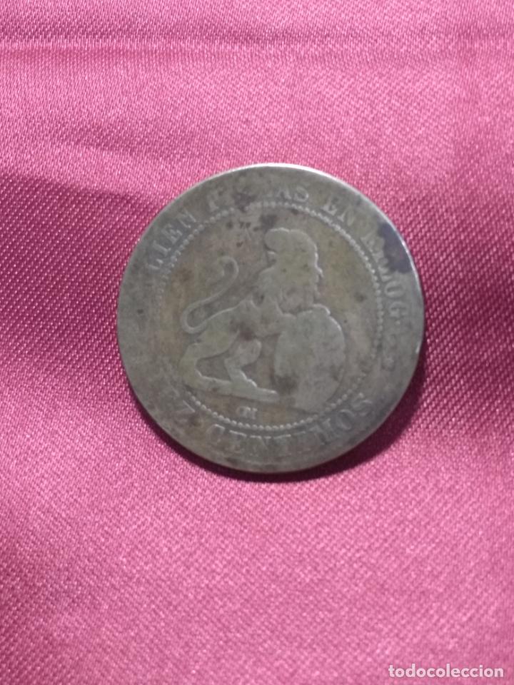 Monedas de Espa&ntilde;a: MONEDA . 10 C&Eacute;NTIMOS. GOBIERNO PROVISIONAL. 1870 - Foto 1