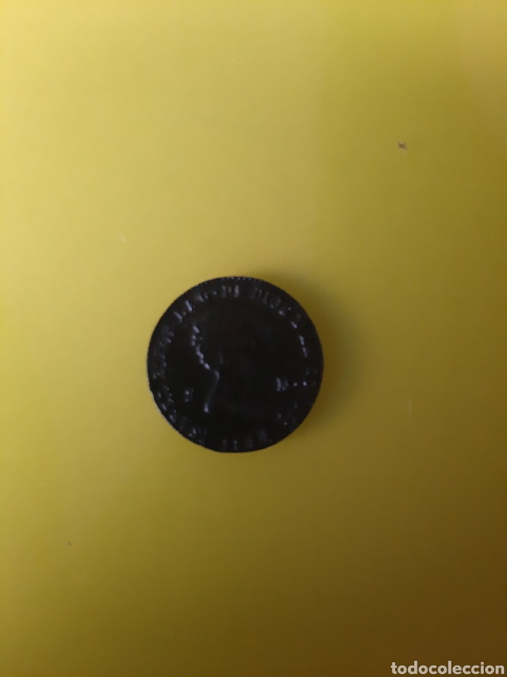 Monedas de Espa&ntilde;a: 1844 Isabel II 2 Maravedis Segovia ebc+/SC - Foto 3