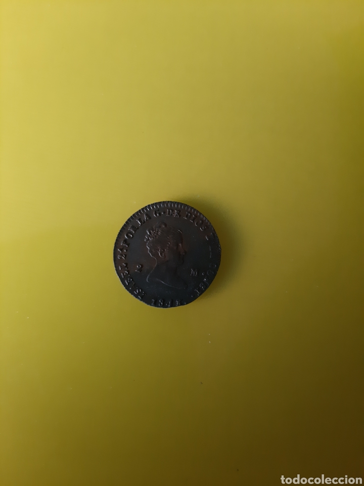 Monedas de Espa&ntilde;a: 1843 SEGOVIA 2 MARAVEDIS ISABEL II EBC+/SC - Foto 1