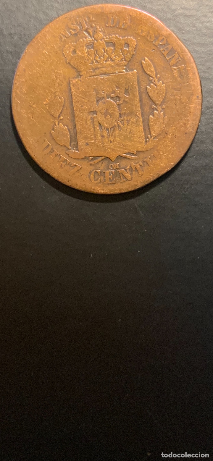 Monedas de Espa&ntilde;a: 10 C&eacute;ntimos 1878 Alfonso XII - Foto 2