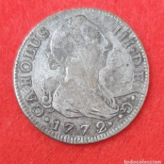 Monedas de España: MONEDA PLATA CARLOS III 2 REALES 1772 MADRID MBC ORIGINAL , B33. Lote 203894530