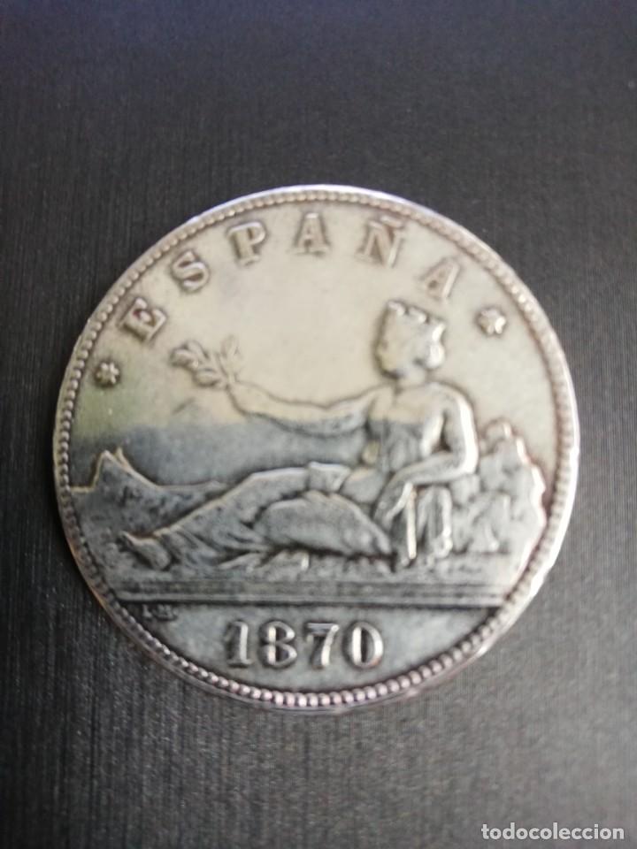 Monedas de Espa&ntilde;a: 5 PTAS 1870 ALFONSO XII - Foto 1