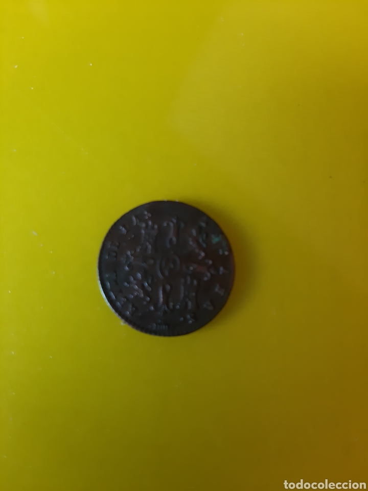 Monedas de Espa&ntilde;a: Segovia 2 Maravedis 1844 ISABEL II - Foto 2