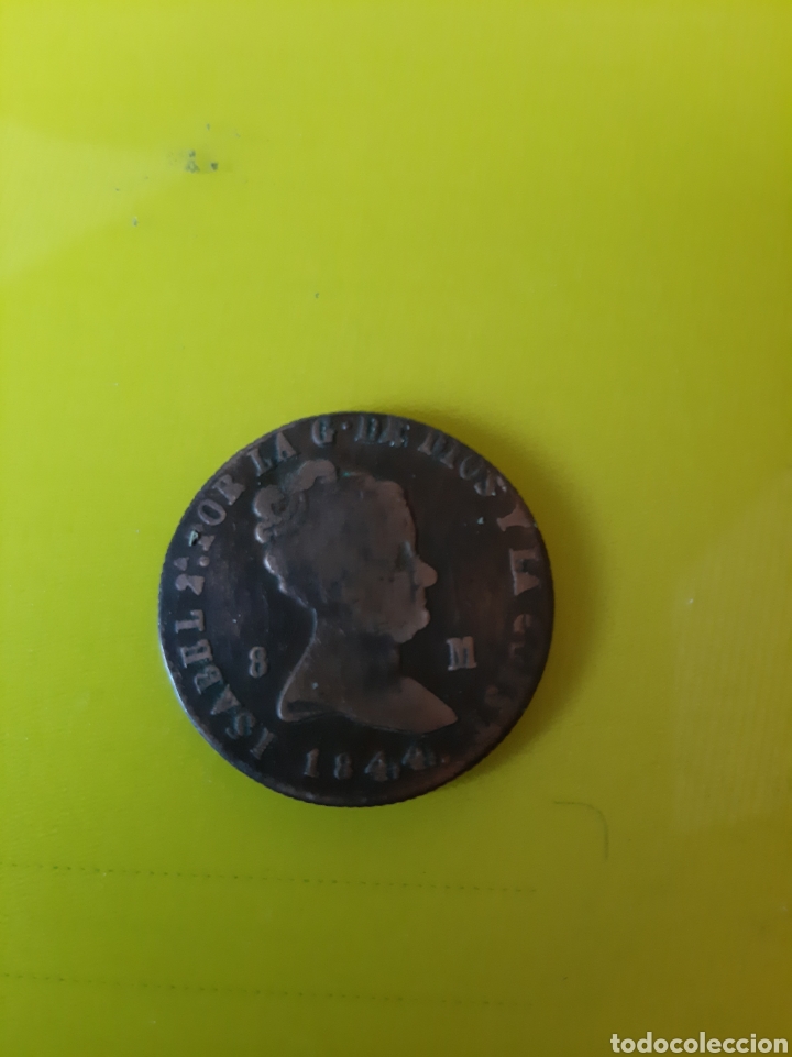 Monedas de Espa&ntilde;a: JUBIA LA CORU&Ntilde;A 8 MARAVEDIS ISABEL II - Foto 2