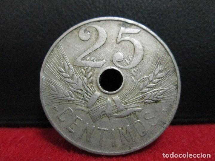 Monedas de Espa&ntilde;a: 25 centimos 1927 alfonso XIII - Foto 2