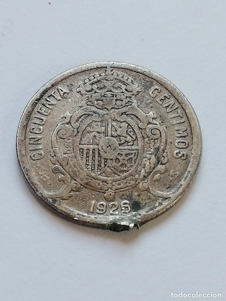 M&uuml;nzen von Spanien: 50 c&eacute;ntimos de 1926