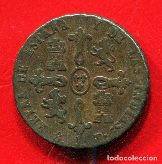 Monedas de Espa&ntilde;a: ISABEL II - 8 MARAVEDIS 1836 JUBIA - Foto 2