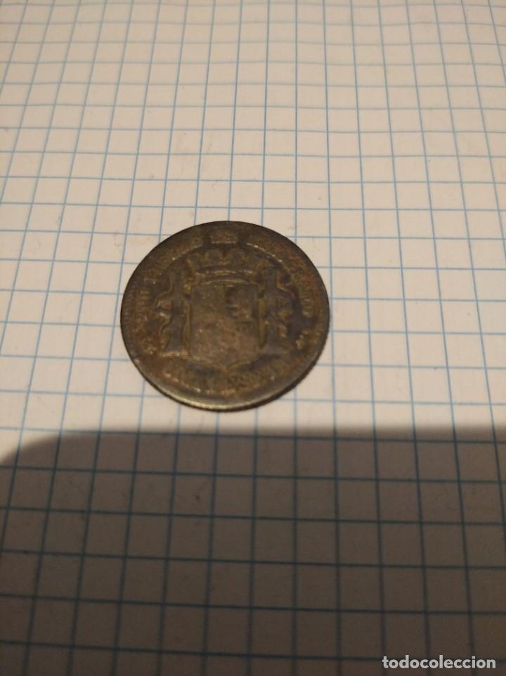 Monedas de Espa&ntilde;a: Moneda de plata 1 peseta de 1869 - Foto 2
