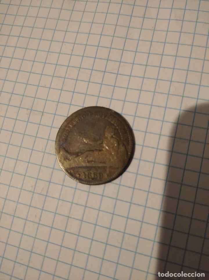 Monedas de Espa&ntilde;a: Moneda de plata 1 peseta de 1869 - Foto 3