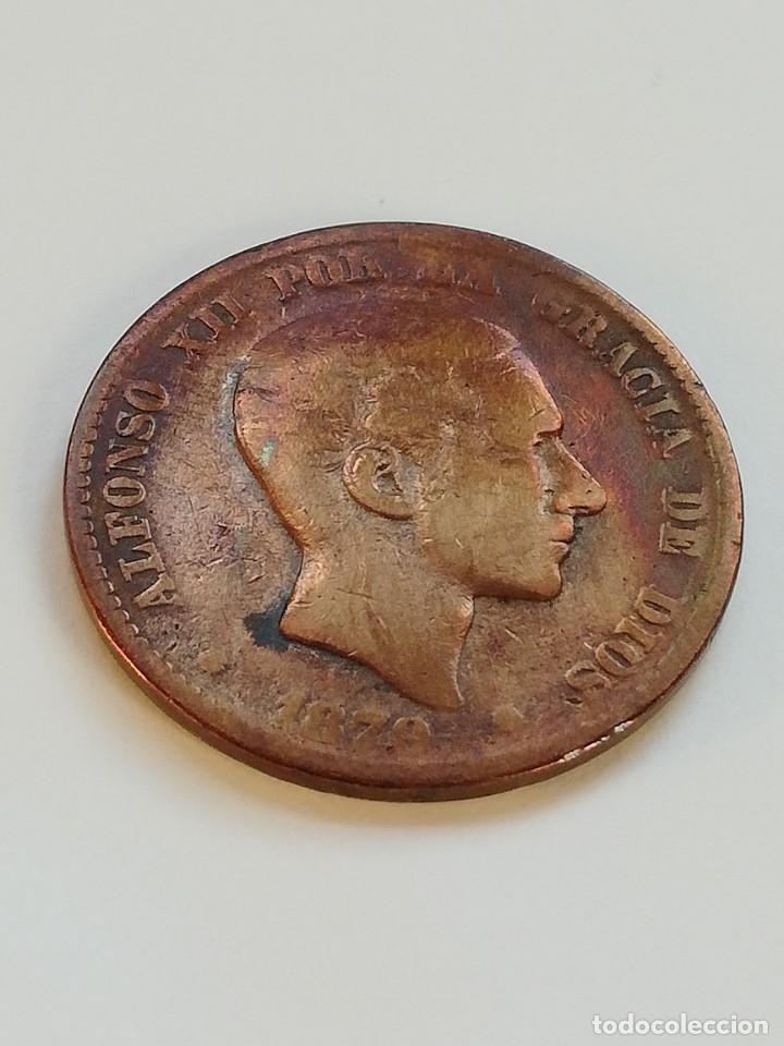 M&uuml;nzen von Spanien: 10 c&eacute;ntimos de 1879