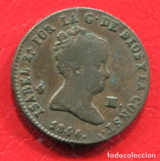 Monedas de Espa&ntilde;a: ISABEL II - 4 MARAVEDIS 1846 - SEGOVIA - Foto 1