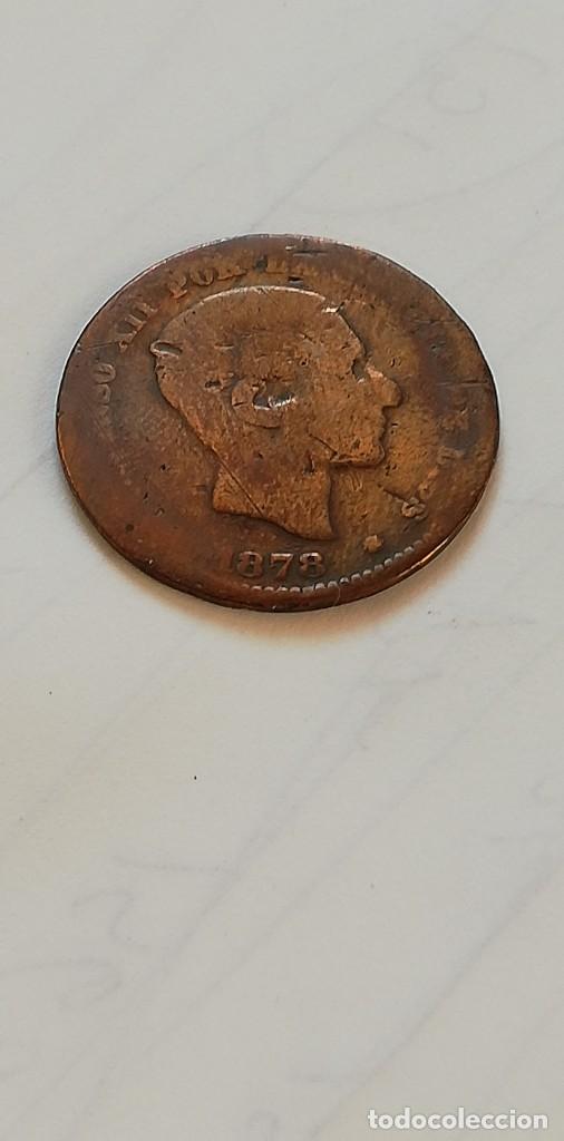 Moedas de Espanha: 5 c&eacute;ntimos 1878