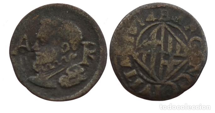 Monedas de Espa&ntilde;a: 1 ARDITE 1614 BARCELONA - Foto 1