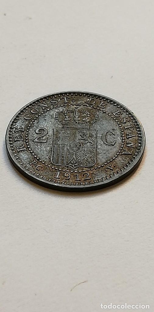 Monedas de Espa&ntilde;a: 2 c&eacute;ntimos 1912 alfonso XIII - Foto 2