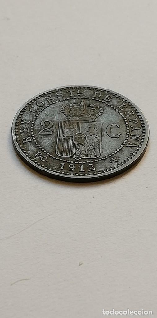 Monedas de Espa&ntilde;a: 2 c&eacute;ntimos 1912 alfonso XIII - Foto 2