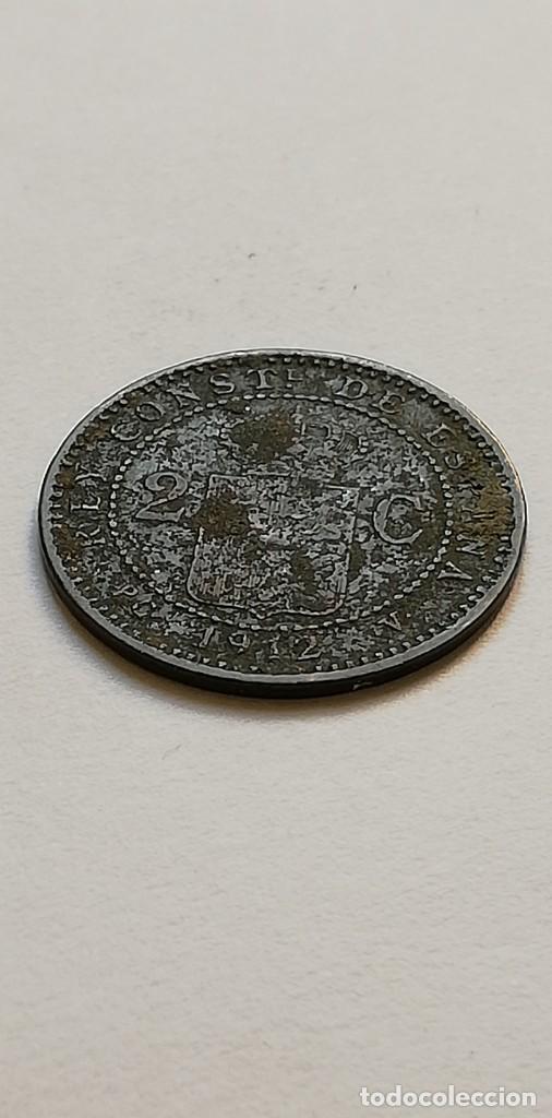 Monedas de Espa&ntilde;a: 2 c&eacute;ntimos 1912 alfonso XIII - Foto 2