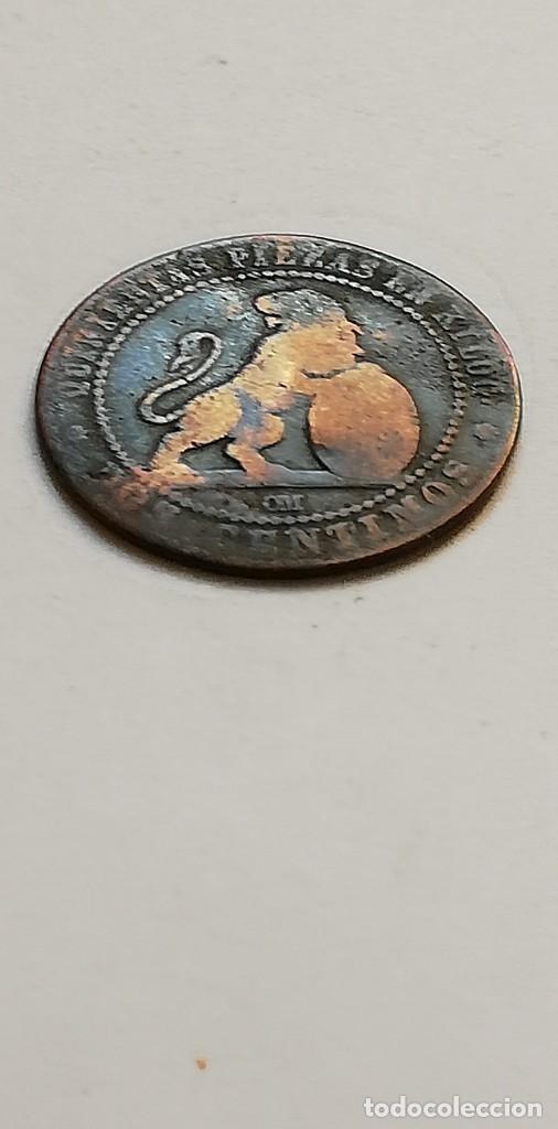M&uuml;nzen von Spanien: 2 c&eacute;ntimos 1870