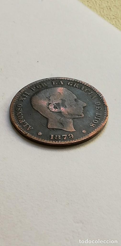 Moedas de Espanha: 5 c&eacute;ntimos 1879