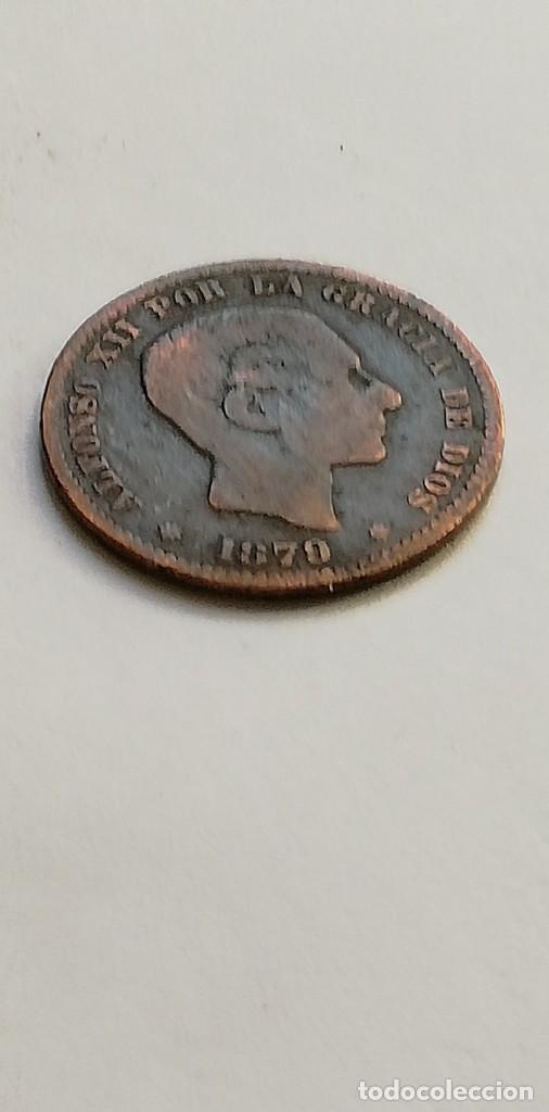 Moedas de Espanha: 5 c&eacute;ntimos 1879