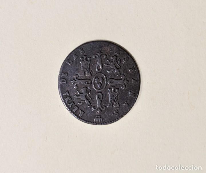 Monedas de Espa&ntilde;a: Moneda 2 Maraved&iacute;s Isabel II 1838 - Foto 2