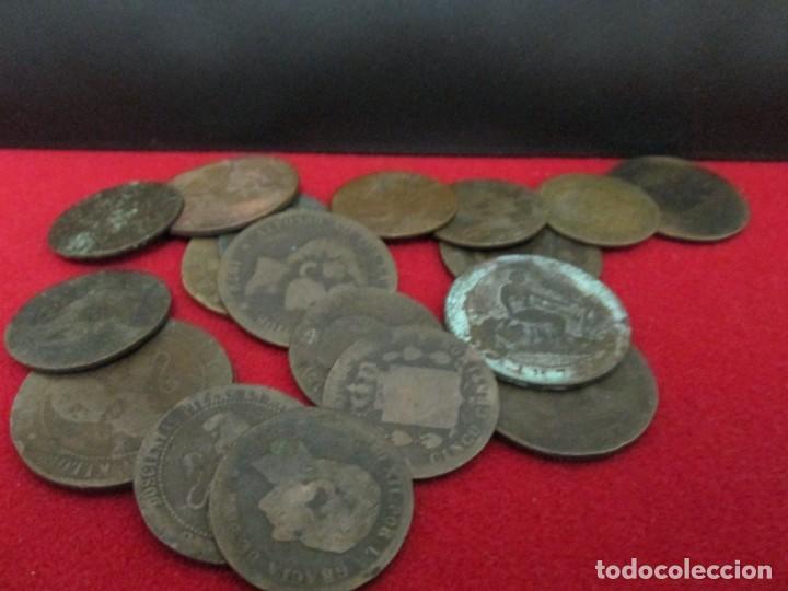 Monedas de Espa&ntilde;a: 20 MONEDAS ANTIGUASDE COBRE A CLASIFICAR - Foto 1