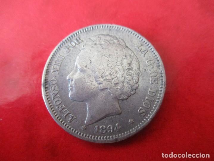 Monedas de Espa&ntilde;a: 2 pta de Alfonso XIII. 1894. #mn - Foto 1