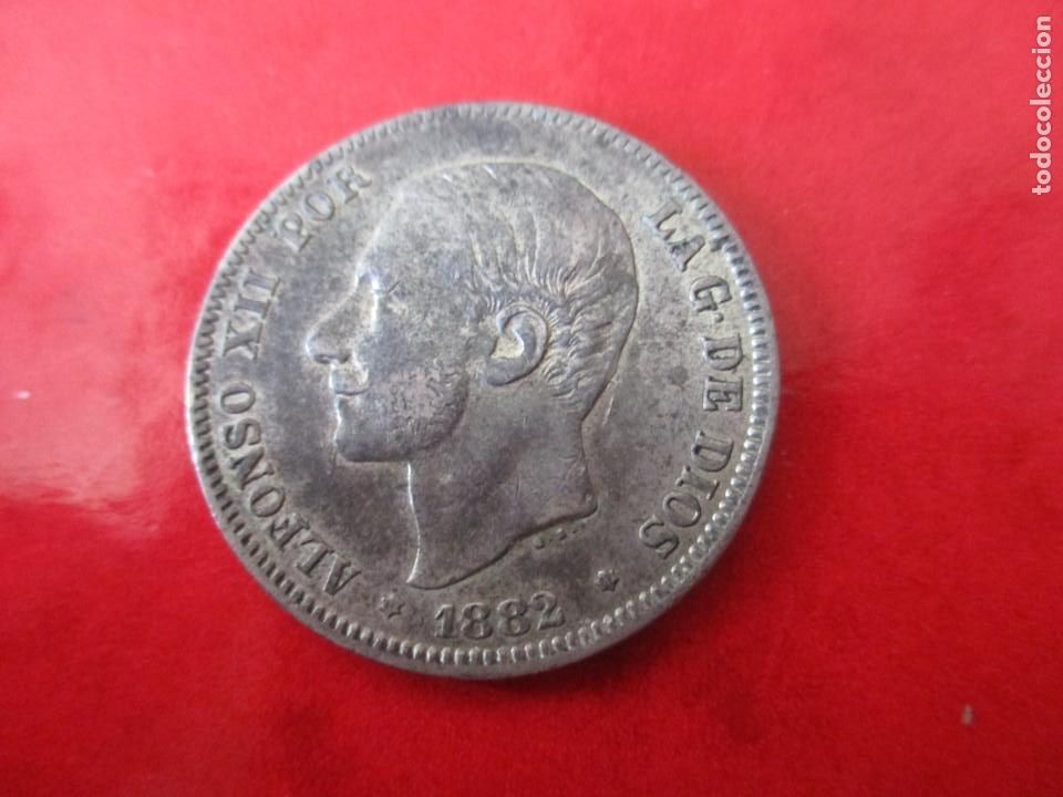 Monedas de Espa&ntilde;a: 2 pta de plata Alfonso XII. 1882. #mn - Foto 1