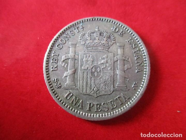 Monedas de Espa&ntilde;a: 1 pta de Alfonso XIII. 1904. #mn - Foto 2