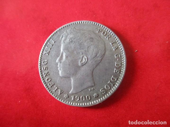 Monedas de Espa&ntilde;a: 1 pta de Alfonso XIII. 1900. #mn - Foto 1