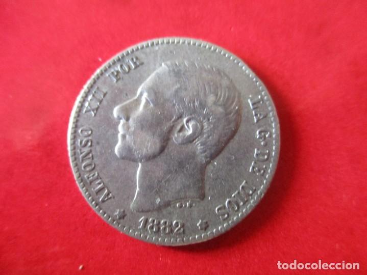 Monedas de Espa&ntilde;a: 1 pta de Alfonso XII. 1882. #mn - Foto 1