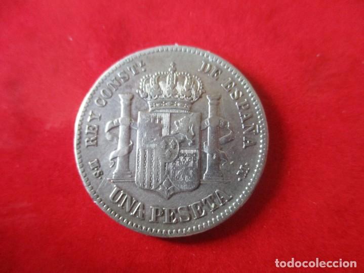 Monedas de Espa&ntilde;a: 1 pta de Alfonso XII. 1882. #mn - Foto 2