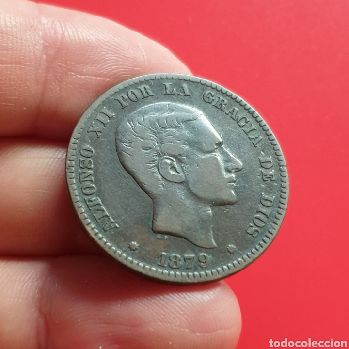 Monedas de Espa&ntilde;a: Alfonso XII &ndash; 10 centimos 1879 - Foto 1