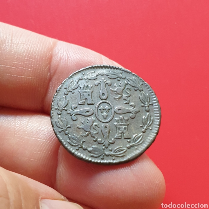Monedas de Espa&ntilde;a: Fernando VII &ndash; 4 maravedis 1827 Segovia - Foto 4
