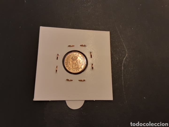 Monedas de Espa&ntilde;a: Moneda 1 Centimo 1906 Estrella 6 Alfonso XIII S/C - Foto 2
