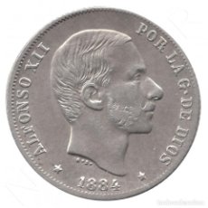Monedas de España: ESPAÑA 20 CENTAVOS DE PESO 1884 PLATA ALFONSO XII MANILA (ISLAS FILIPINAS) CALIDAD S/C. Lote 209933255