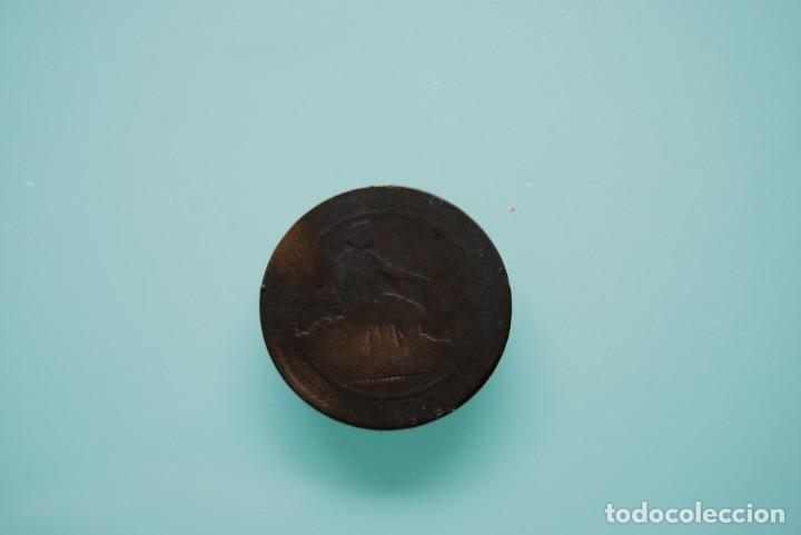 Monedas de Espa&ntilde;a: Moneda 5 c&eacute;ntimos. Gobierno provisional. 1870 - Foto 1