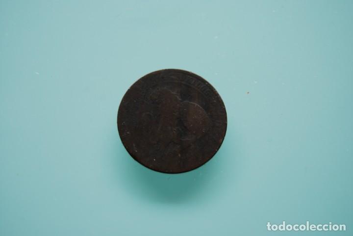 Monedas de Espa&ntilde;a: Moneda 5 c&eacute;ntimos. Gobierno provisional. 1870 - Foto 2