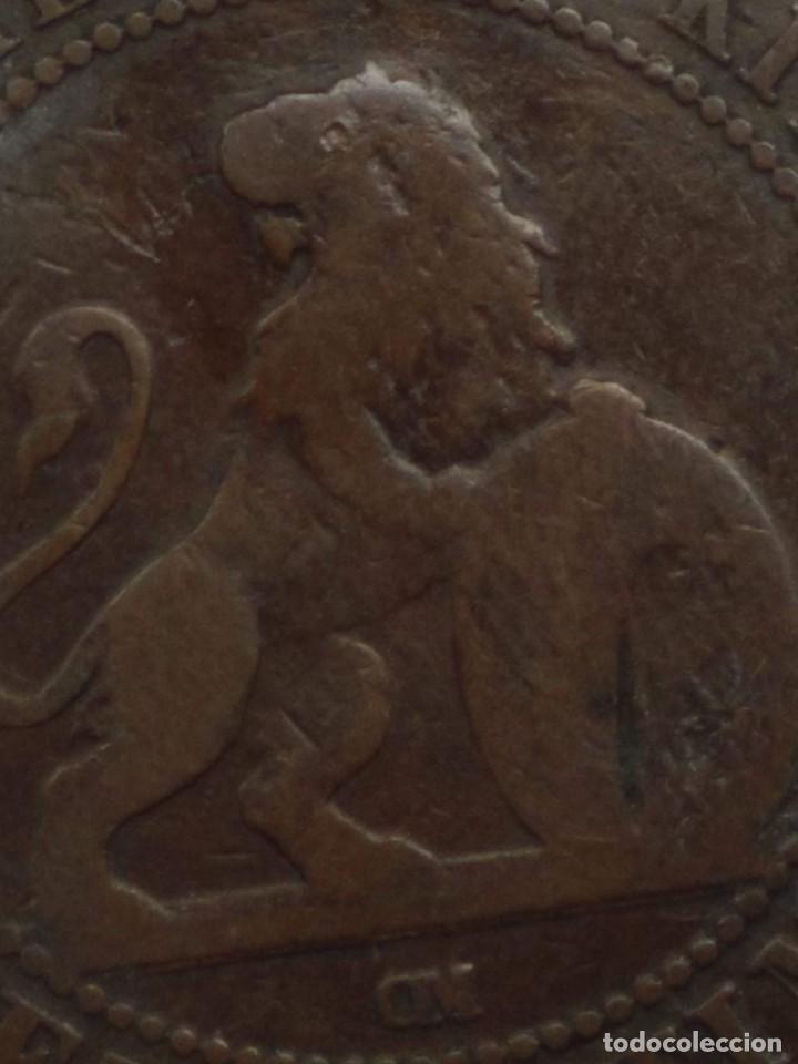 Monedas de Espa&ntilde;a: 10 CENTIMOS GOBIERNO PROVISIONAL 1870 - Foto 3