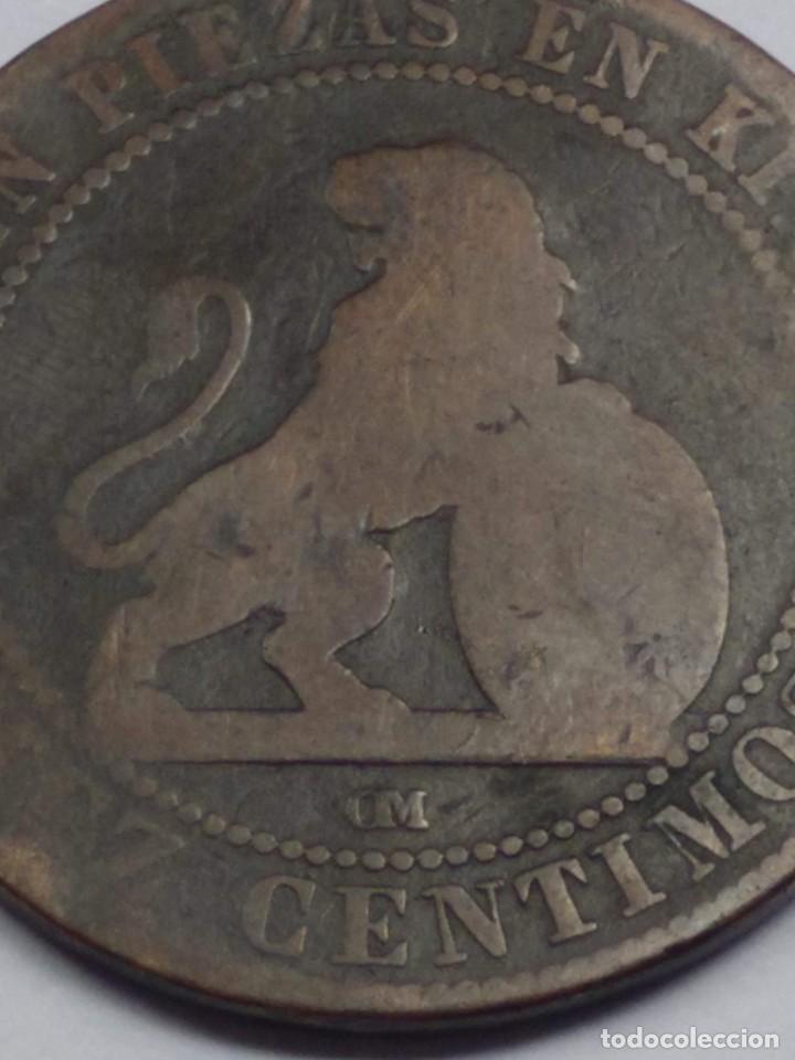 Monedas de Espa&ntilde;a: 10 CENTIMOS GOBIERNO PROVISIONAL 1870 - Foto 3