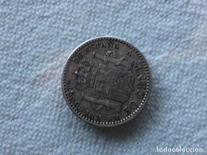 Monedas de Espa&ntilde;a: 50 centimos 1900, Alfonso XII - Foto 2