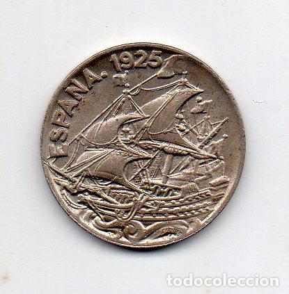 Monedas de Espa&ntilde;a: Espa&ntilde;a. 25 C&eacute;ntimos. A&ntilde;o 1925. Carabela. Sin Circular. - Foto 1