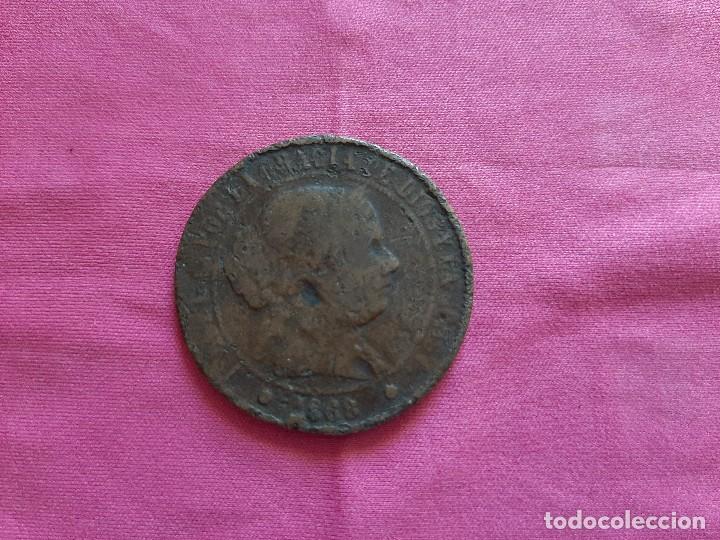 Monedas de Espa&ntilde;a: 1868 CINCO CENTIMOS DE ESCUDO ISABEL II - ESPA&Ntilde;A - Foto 1