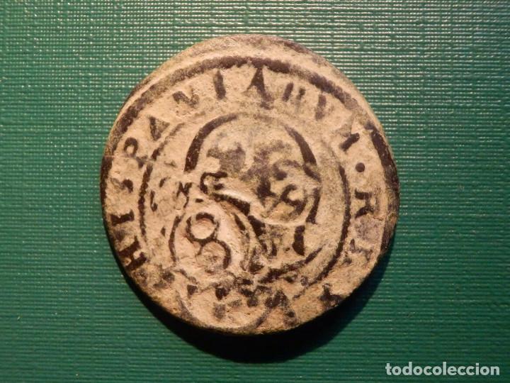 MONEDA - SPANISH ANCIENT COIN - FELIPE III - SEGOVIA - RESELLO 1652 - 30 MM - BRONCE 8 MARAVEDI (Numismática - España Modernas y Contemporáneas - De Reyes Católicos (1.474) a Fernando VII (1.833))