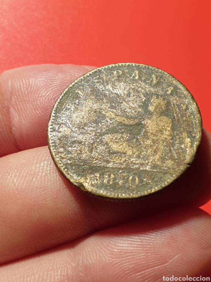 Moedas de Espanha: Lote 2 monedas: 2 pesetas 1870 y 1 peseta 1903, falsas de &eacute;poca, ver fotos