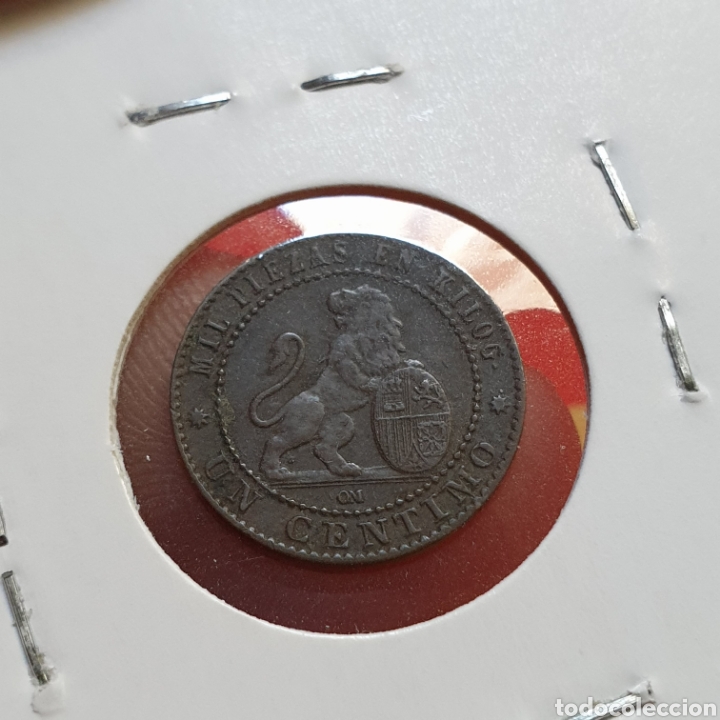 Monedas de Espa&ntilde;a: Espa&ntilde;a 1 centimo 1870 cobre calidad - Foto 1