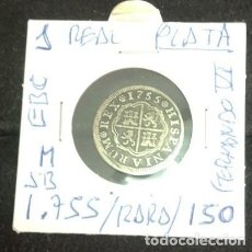 Monedas de España: MONEDA ESPAÑA..1 REAL FERNANDO VI. . 1755. M-JB.. EBC..RARA. Lote 214666858
