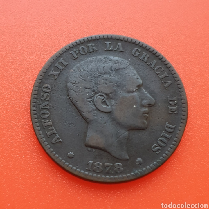 Monedas de Espa&ntilde;a: Espa&ntilde;a 10 centimos 1878, calidad - Foto 1