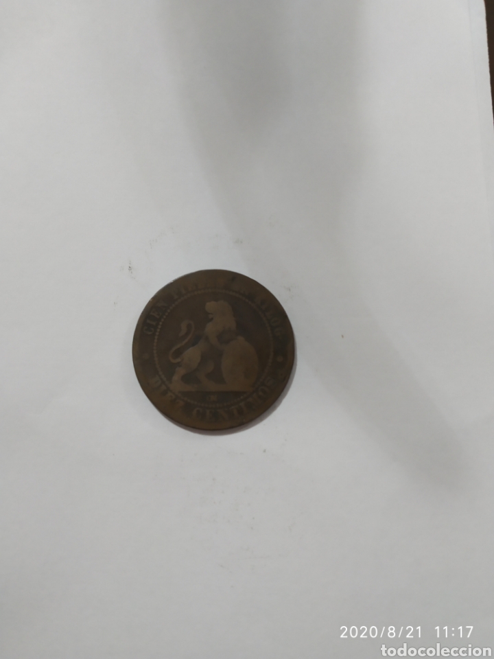 Monedas de Espa&ntilde;a: 10 c&eacute;ntimos 1870. Alfonso XII. - Foto 2