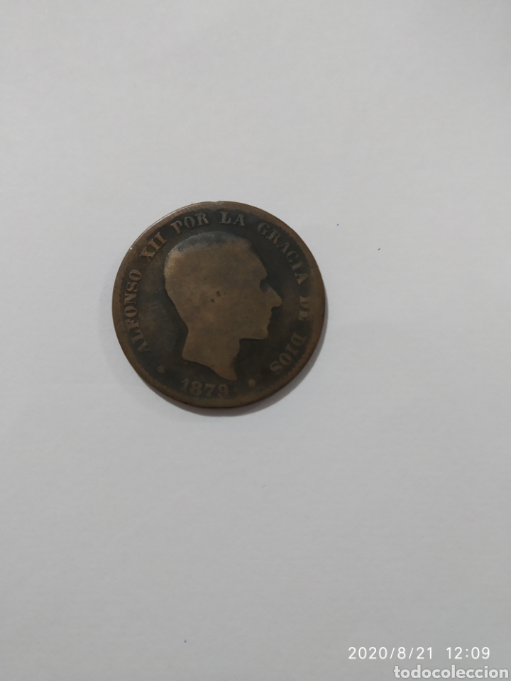 Monedas de Espa&ntilde;a: 10 c&eacute;ntimos 1879. Alfonso XII. - Foto 2
