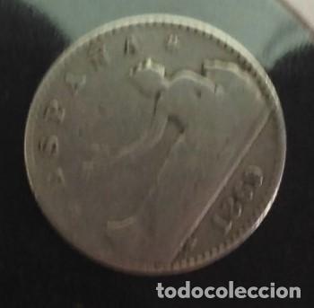 Monedas de Espa&ntilde;a: MONEDA 50 CENT. Espa&ntilde;a..GOB. PROVISIONAL. 1869... Plata - Foto 1